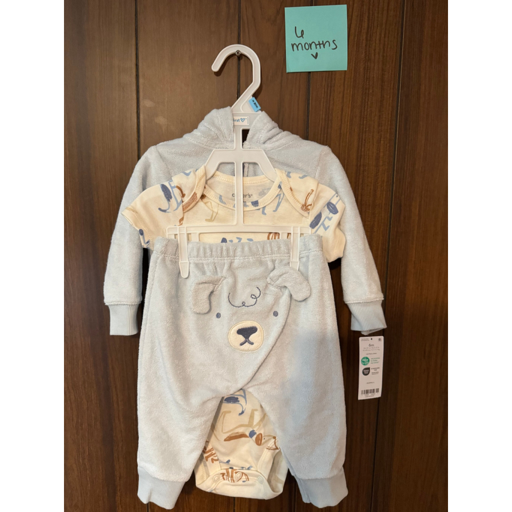 Blue Carters Lamb Outfit NWT